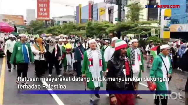 Aksi Bela Palestina di Bekasi, Masyarakat Doakan Serangan di Gaza Segera Berakhir