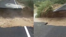 Video: मुजफ्फरनगर में बारिश के बाद धंसी सड़क, पलक झपकते ही कई बीघे की फसल बर्बाद