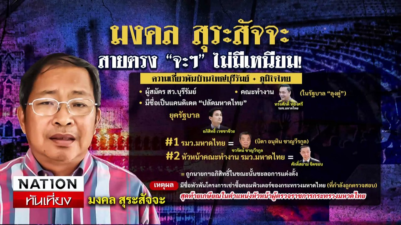 "ก้าวไกล" พร้อมชิงนายก อบจ.| เนชั่นทันเที่ยง | 07 ก.ค. 67 | PART 2