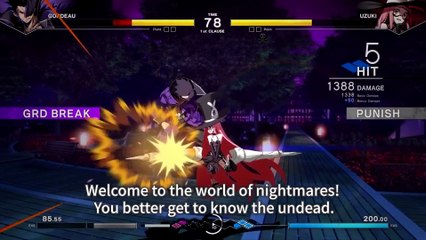 Under Night In-Birth II Sys:Celes - Uzuki Reveal Trailer