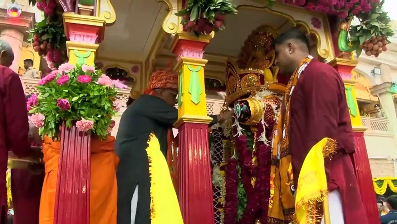 AHMEDABAD LORD JAGANNATH 147TH RATHYATRA PA HIND CEREMONY CHARIOT PULLED BY GUJARAT CM BHUPENDRA PATEL