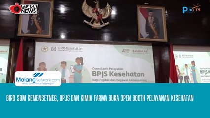 Biro SDM Kemensetneg, BPJS, dan Kimia Farma Buka Open Booth Pelayanan Kesehatan