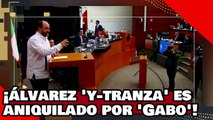 ¡VEAN! ¡Álvarez ‘Y-tranza’ es aniquilado por Gabo García por defender a la corrupta Norma ‘Ra-Piña’!