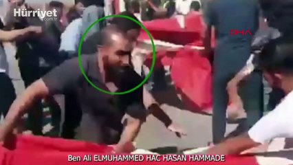 Azez'de Türk bayrağına zarar veren bir kişi daha yakalandı