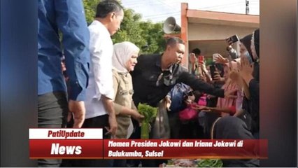Kunjungan Kerja Jokowi di Bulukumba, Tinjau RSUD dan Pasar Bersama Istri