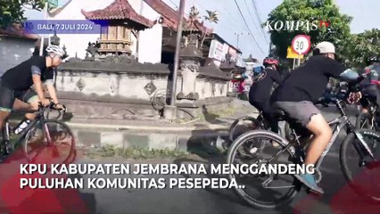 Sukseskan Pilkada 2024, KPU Bali Gandeng Komunitas Pesepeda