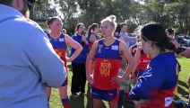 AFLW great Erin Phillips plays for Marong against Golden Square