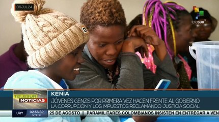 En Kenia, Jóvenes Genzis protestaron contra el gobierno y la corrupción