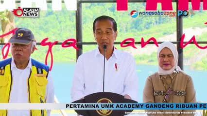 Jokowi Resmikan Bendungan Pamukkulu di Kabupaten Takalar, Sulawesi Selatan