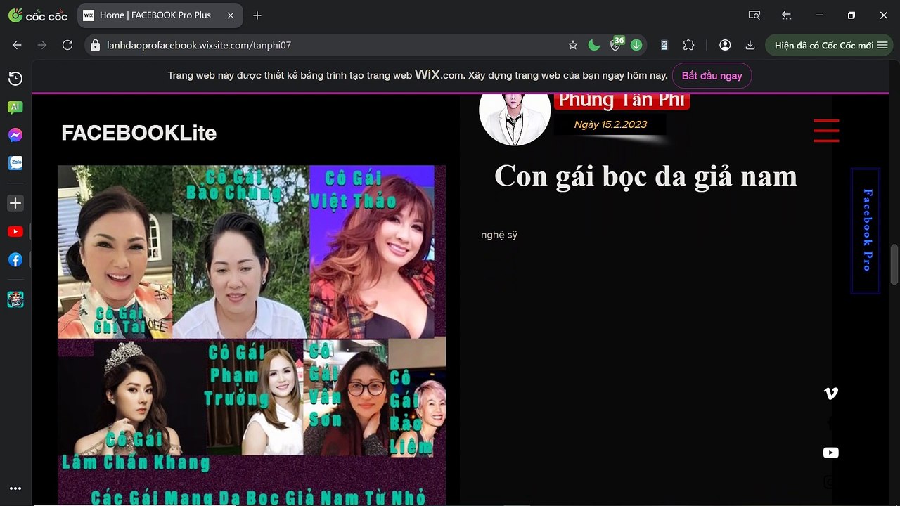 Phung Tan Phi Facebook Tap E