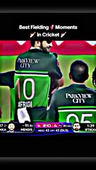 Best fielding moment in cricket history