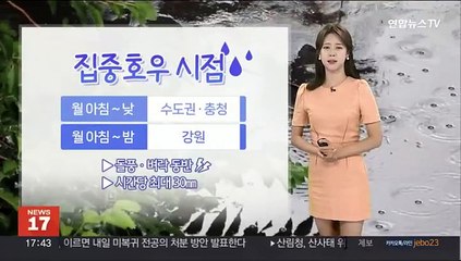 Download Video: [날씨] 전국 장맛비, 중부 중심 '폭우'…남부·제주 무더위