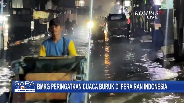 Gelombang Tinggi dan Cuaca Buruk di Wilayah Perairan Indonesia, BMKG Minta Masyarakat Waspada!