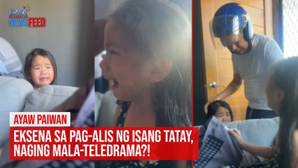 Ayaw paiwan! Eksena sa pag-alis ng isang tatay, naging mala-teledrama?! | GMA Integrated Newsfeed