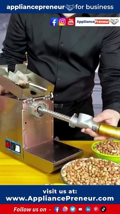 Peanut Oil Making Machine #homeappliances