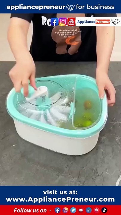 Manual Fruit Cleaning Appliance #homeappliances