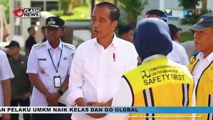 Jokowi Resmikan Bendungan Pamukkulu di Kabupaten Takalar Sulawesi Selatan