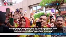 KUNGKER JOKOWI DAN IBU IRIANA KE BULUKUMBA, TINJAU RSUD H. ANDI SULTAN DAENG RADJA DAN PASAR CEKKENG
