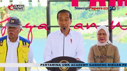 Jokowi Resmikan Bendungan Pamukkulu di Kabupaten Takalar, Sulawesi Selatan