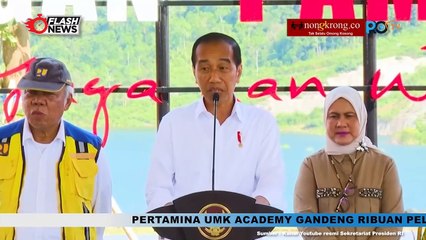 Jokowi Resmikan Bendungan Pamukkulu, Kabupaten Takalar, Sulawesi Selatan