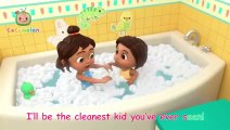 Bath Song!  with Nina! | CoComelon Nursery Rhymes & Kids Songs