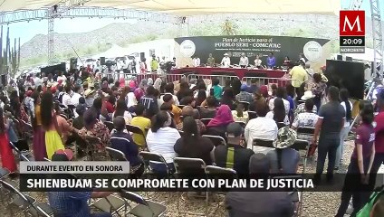 Claudia Sheinbaum reafirma compromiso con el plan de justicia para el pueblo Seri-Comca'ac en Sonora