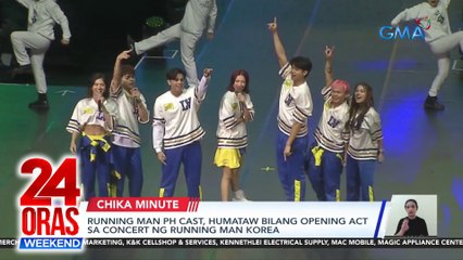 Running Man PH Cast, humataw bilang opening act sa concert ng Running Man Korea | 24 Oras Weekend