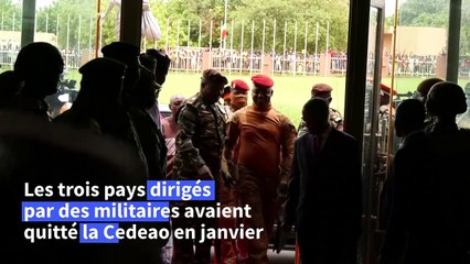 Le Burkina, le Mali et le Niger s'unissent en actant le divorce avec la Cedeao