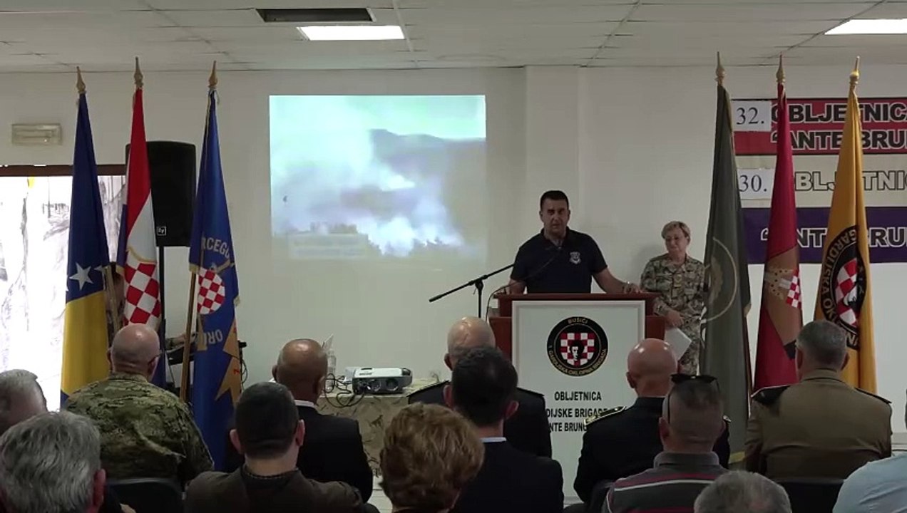 14 06   SVEČANO OBILJEŽENA 30. OBLJETNICA UTEMELJENJA  1. GARDIJSKE BRIGADE HVO-A ANTE BRUNO BUŠIĆ
