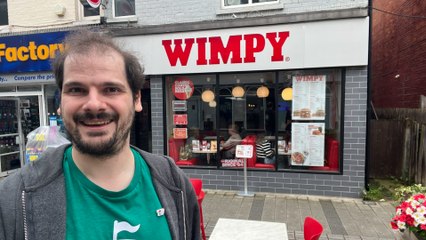 World's biggest Wimpy fan munching his way through all 64 of the chain's joints