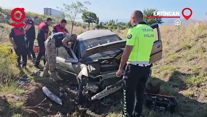 Erzincan’da Peş Peşe İki Trafik Kazası! 3'ü Çocuk 9 Yaralı