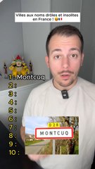 Les villes aux noms les plus drôle et insolite de France