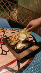 Looks great smoke food  yummy chicken stakes