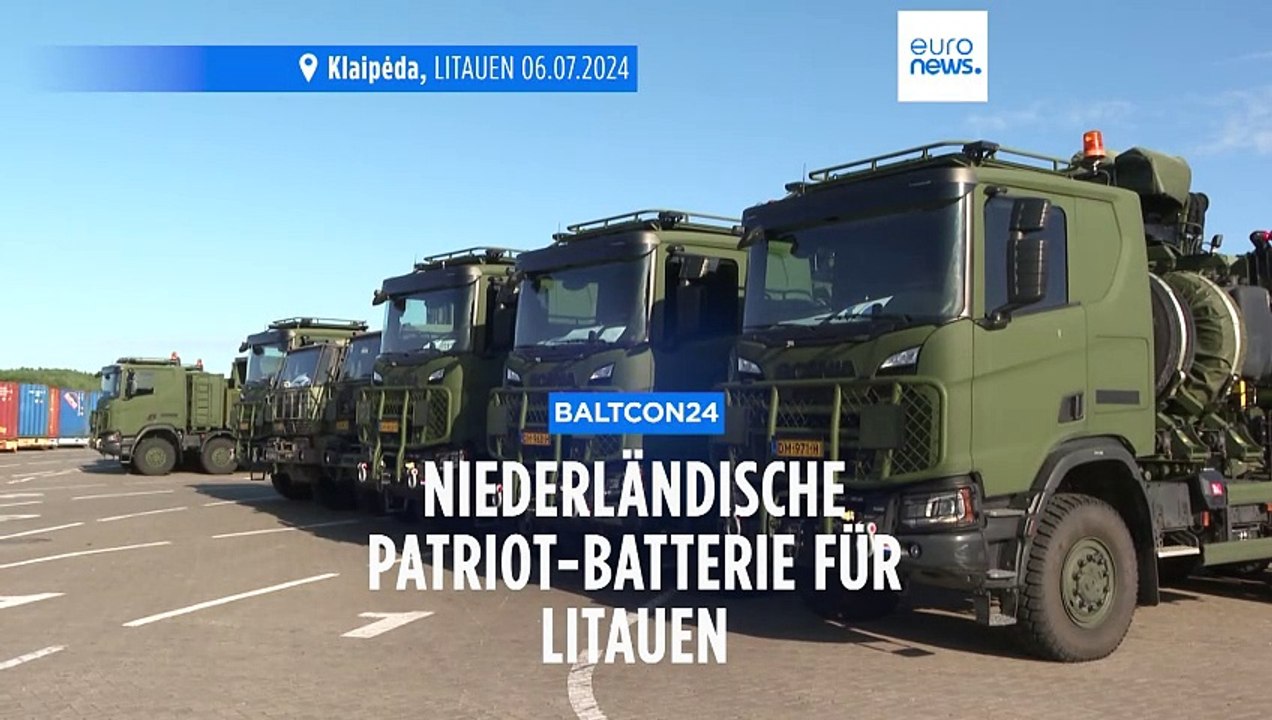 NATO-Manöver BALTCON24: Niederlande verlegen Patriot-Raketenwerfer nach Litauen