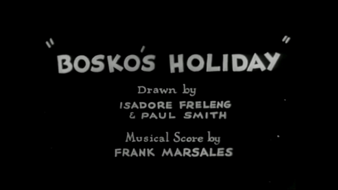 Looney Tunes short 11 - bosko's holiday