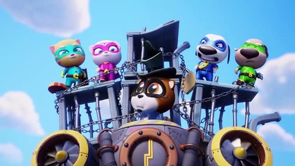 ⚡ Вторжение енотов в игре «Говорящий Том_ погоня героев»! (ВСЕ трейлеры)