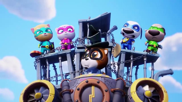 ⚡ Вторжение енотов в игре «Говорящий Том_ погоня героев»! (ВСЕ трейлеры)