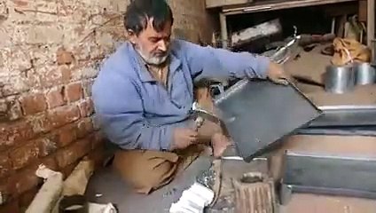 عملية صنع موقد حرق الأخشاب الباكستاني 2