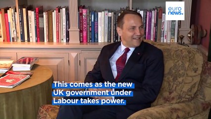 UK's new foreign minister visits Poland for talks on Ukraine