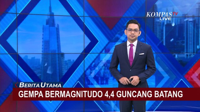 Gempa Bumi Bermagnitudo 4,4 Guncang Batang dan Pekalongan