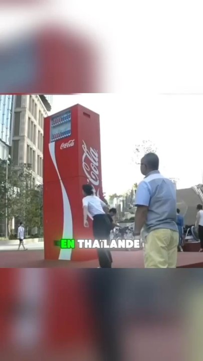 Ce distributeur donne des boissons gratuites