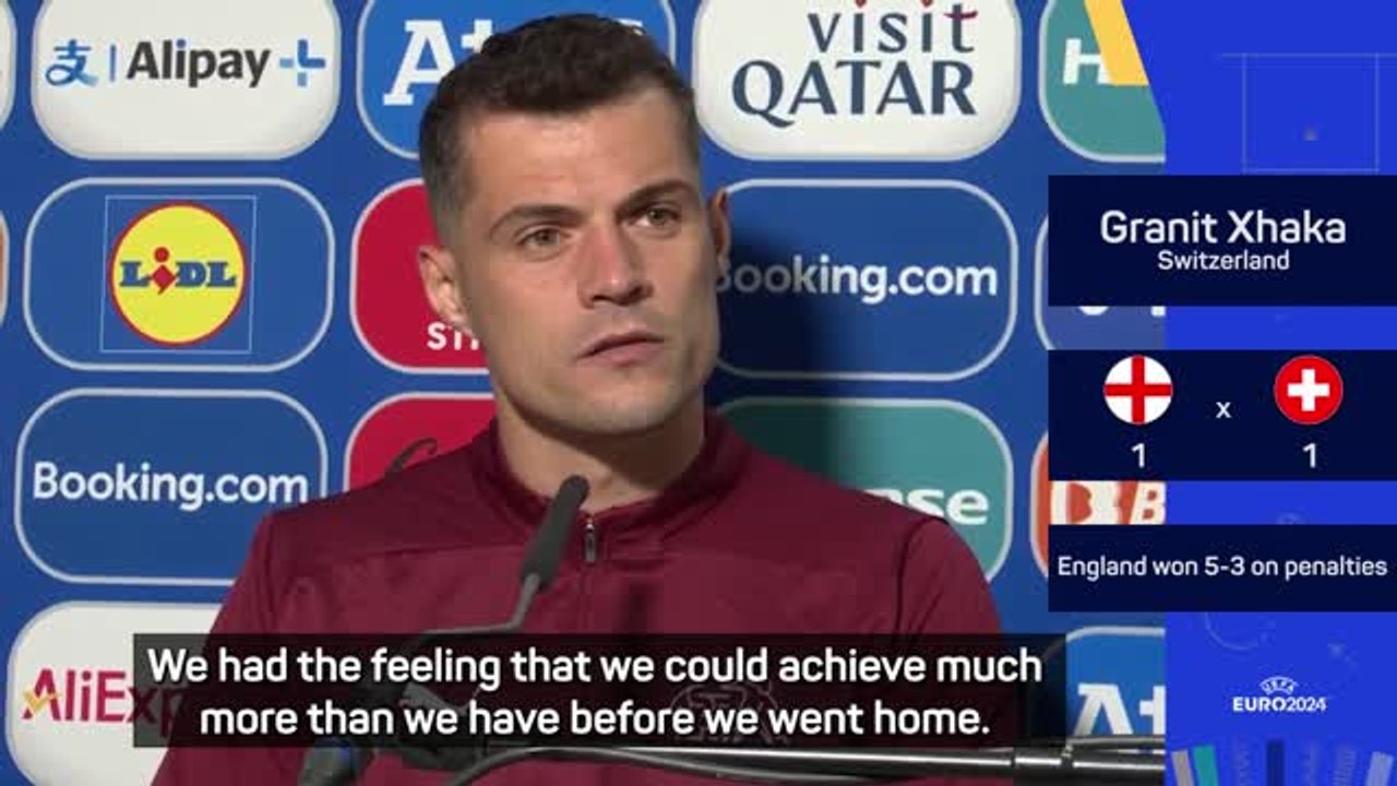 'Underrated' England deserve massive respect - Xhaka