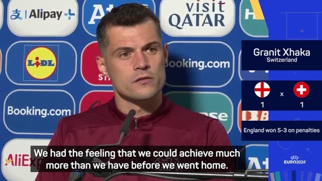 'Underrated' England deserve massive respect - Xhaka