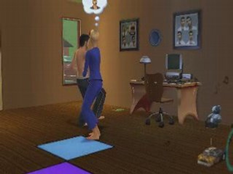 LES SiMS DANSE LA POLKA , HULO ET LE SMULTE