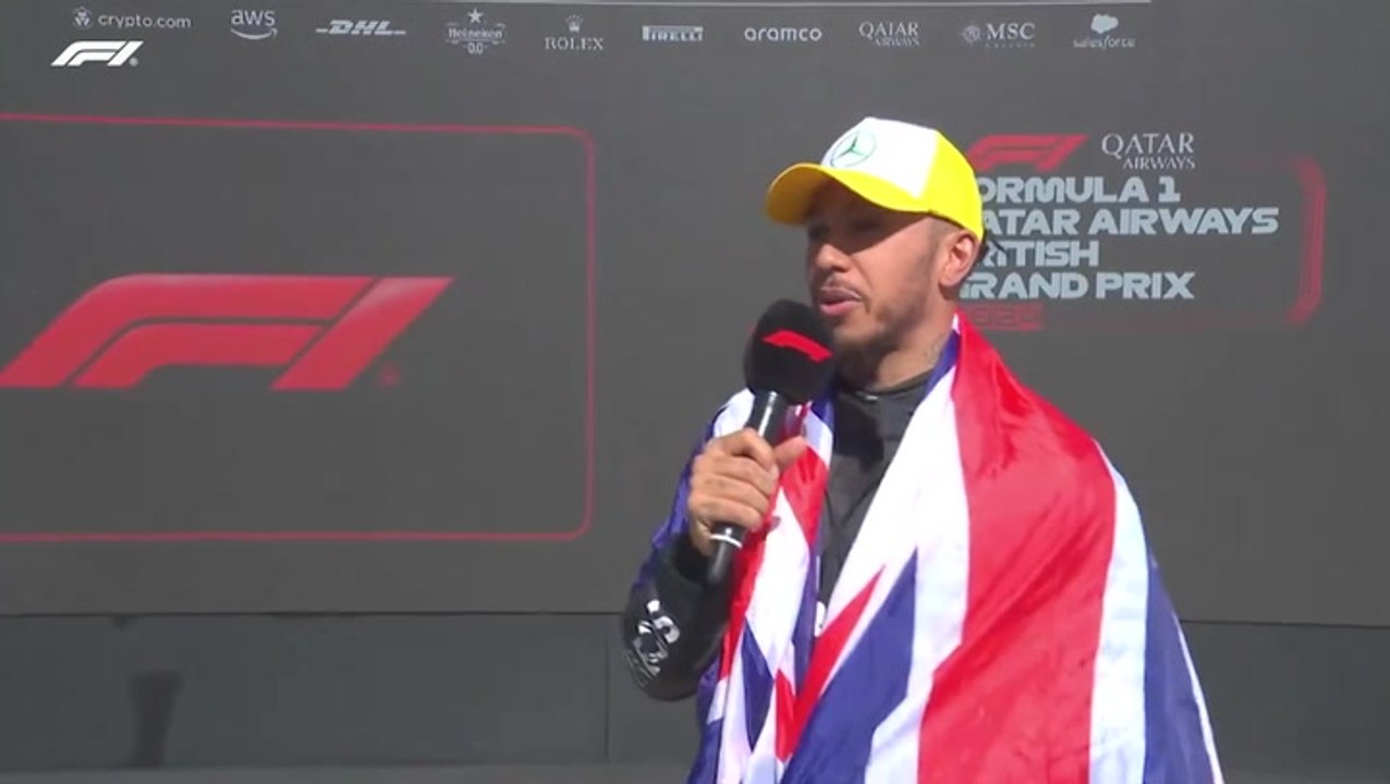 ‘I can’t stop crying’: Lewis Hamilton Wins British Grand Prix in final Silverstone race for Mercedes