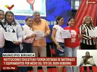 Apure | Más de 100 escuelas recibieron dotación y equipamiento a través del 1x10 del Buen Gobierno