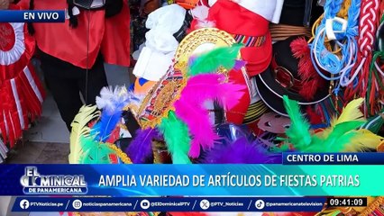 Fiestas Patrias: escarapelas, banderitas, gorritos y más artículos en el Centro de Lima