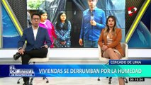 Viviendas antiguas colapsan por la humedad: 20 familias podrían salir afectadas