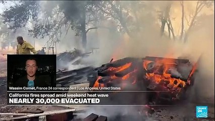 Record-breaking heatwave scorches millions across US, fueling wildfires.  FRANCE 24 English