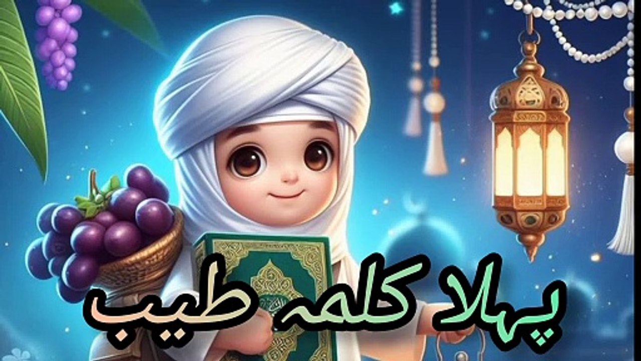 Pehla Kalma Tayyab I Pehla kalma for kids I 1st kalma | kalma tyaba| Islamic video I کلمہ طیب